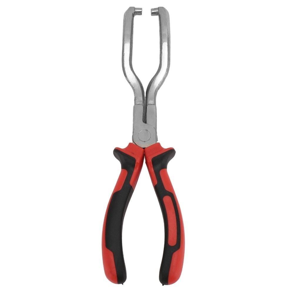9 Inches Fuel Line Pliers Red Handles Fuel Line Disconnect Tool Pipe Clamp Repair Tool  Heavy-Duty