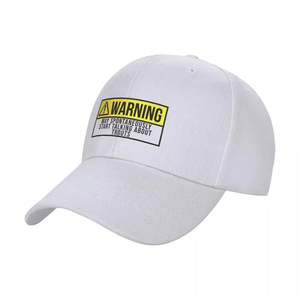 May Spontaneously Start Talking About Trouts Baseball Cap western Hat Fashion Beach Men Women's
