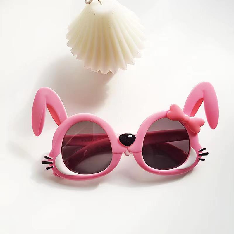 New Kids Sunglasses Girls Boys Cute Cartoon Animal Ears Sun Glasses Outdoor Sun Protection Classic Vintage Children Sunglasses