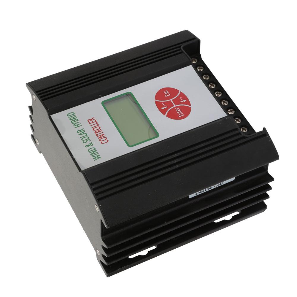 24V 300W 400W 600W Гибридный контроллер заряда от солнечной и ветровой энергии с ЖК-дисплеем(Ветер 600 Вт + Солнечная энергия 300 Вт)