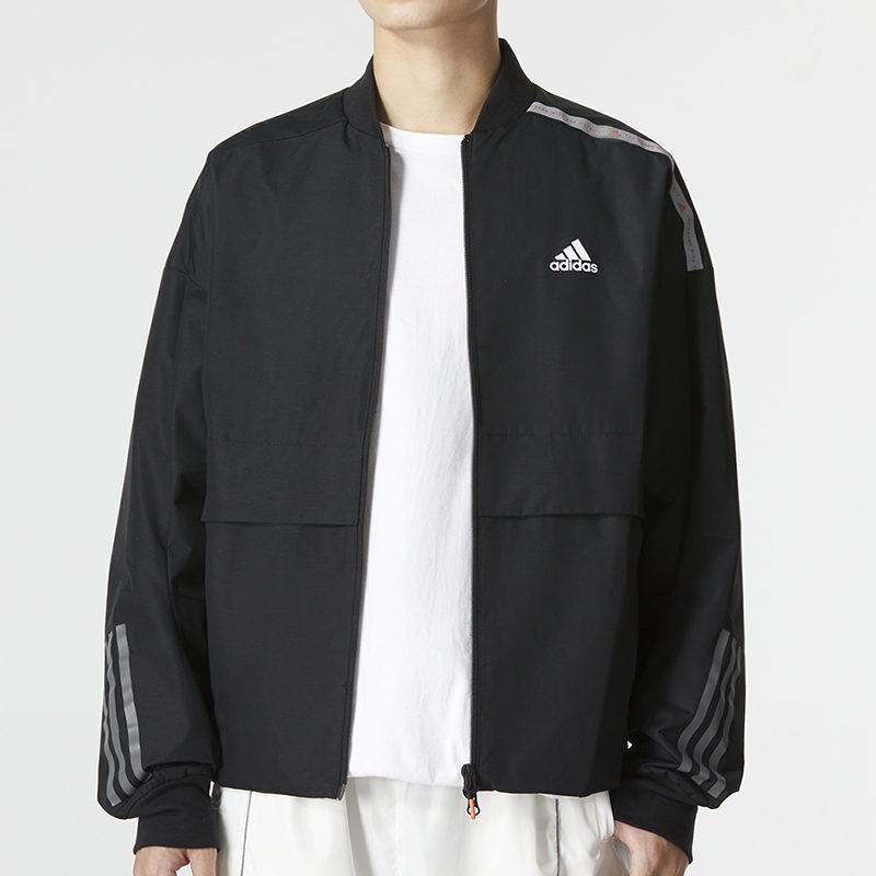 adidas Куртки Мужские Черные С воротником-стойкой Умеренные Другое HM5161