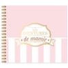 [A3439] - Pink Souvenir Photo Album 'Les Aventures De Mamie' - 23x20 Cm (30 Pages)