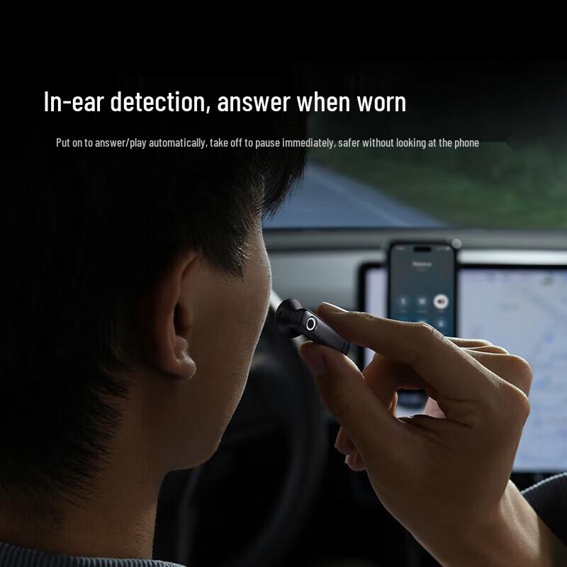 Baseus CM10 Half-in-ear Single Bluetooth Headset