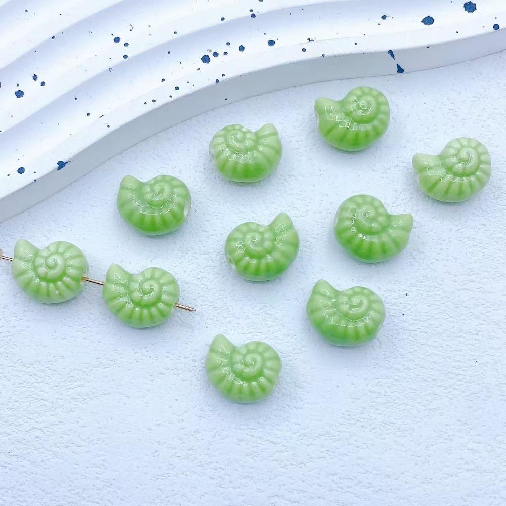 10pcs /bag Handmade Craft Ceramic Spacer Loose Beads Ceramic Jewelry Making Material Women