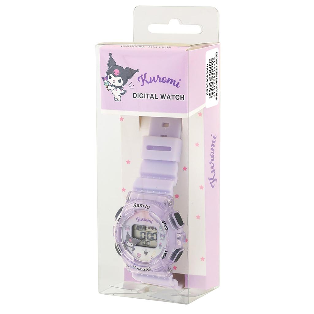 [Sun Flame Co., Ltd.] J-Axis Sanrio Digital Watch Kuromi CR3C0003-KU Women's Purple