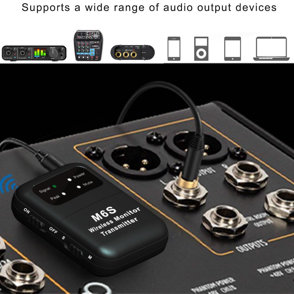 Wireless In-Ear Monitor System with 2.4G Stereo Transmission and Auto-Pairing for Studio Use
