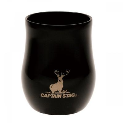 Captain Stag Ue 3623 [чашка кружка стакан для улицы ароматизированный вакуумный двойной стакан 240 мл изолированный нержавеющая сталь керамика черный]