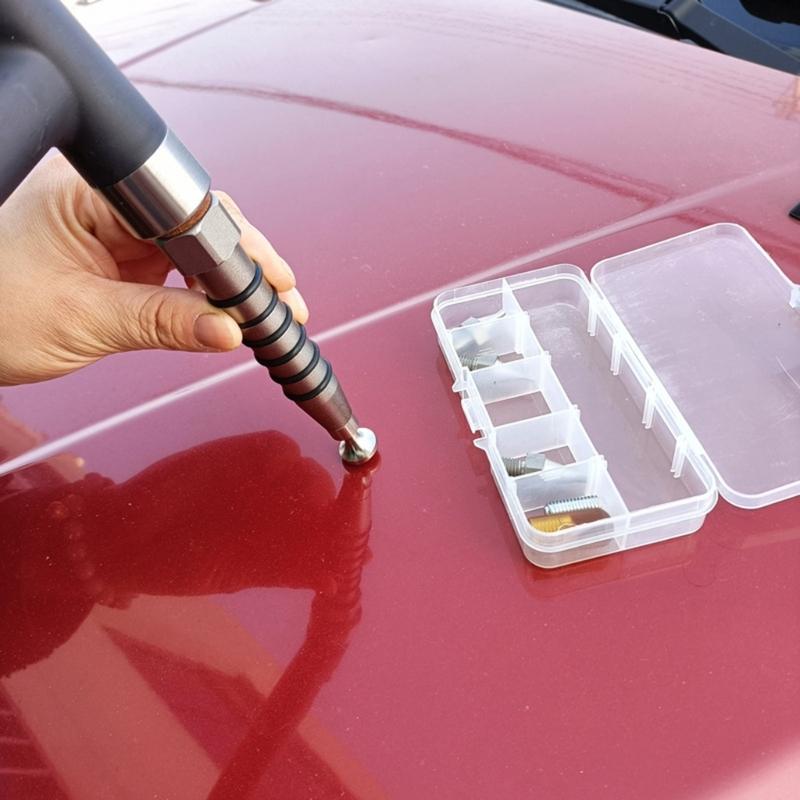 Professional Auto Dents Removal Tool Paint frees  Car Dents Corrector Tool Interchangeable Tip  for Precise unpainted  Repair