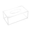 Прямоугольная акриловая коробка для салфеток, держатель для бумаги, контейнер для салфеток, коробка для хранения салфеток, коробка для салфеток для лица, коробка для салфеток