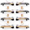2pcs For BMW 5 6 7 Series F10 F11 F07 F06 F12 F13 F01 Dynamic Turn Signal LED Rearview Mirror Indicator Blinker Repeater