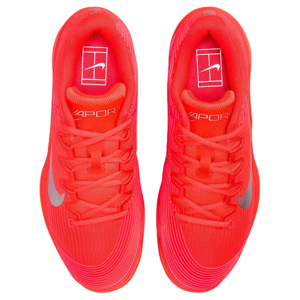 Nike Court Air Zoom Vapor 12 Premium HC US Open 2025 Pack Женские кроссовки Красный Ярко-малиновый Металлик-серебристый HQ2595-600