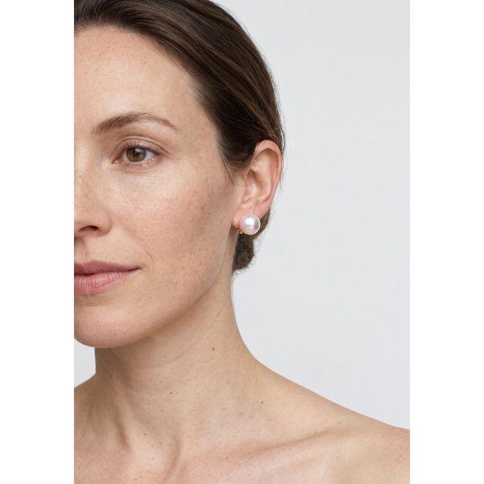 Boucles d'oreilles - PEARLS & COLORS - Pearls & Colors - Perle d'eau douce 10-11 mm - Or jaune 9 ct (375) - Qualité AAA+