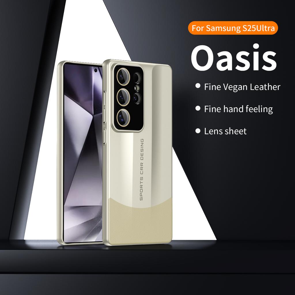 Премиальный дизайн суперкара Splicing Vegan кожаный жесткий чехол для Samsung S25 S24 S23 Ultra Plus бампер противоударный защитный чехол