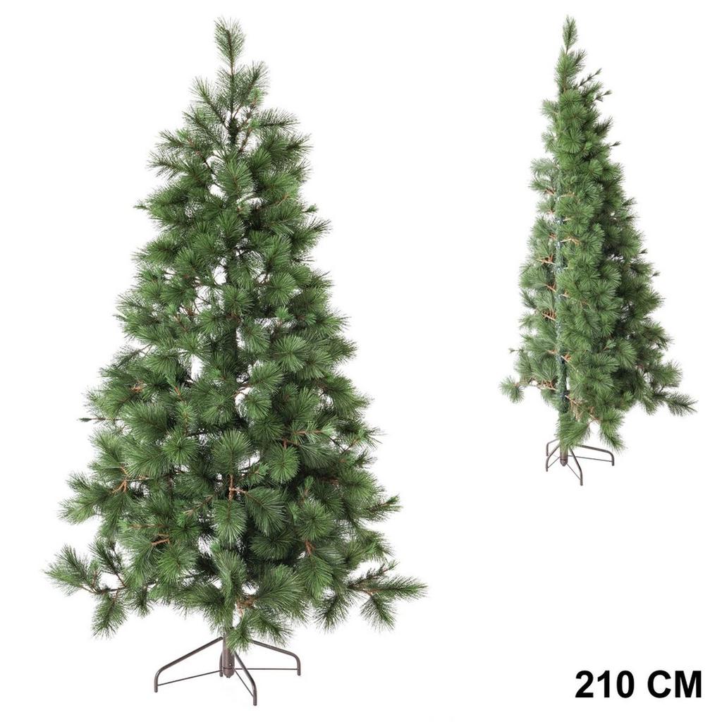 Christmas Tree Green PVC Metal Polyethylene 120 X 120 X 210 Cm