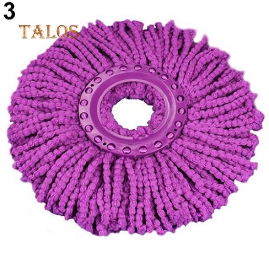 Useful 360 Rotating Head Easy Magic Microfiber Spinning Floor Mop Bucket Head Bathroom Supplies