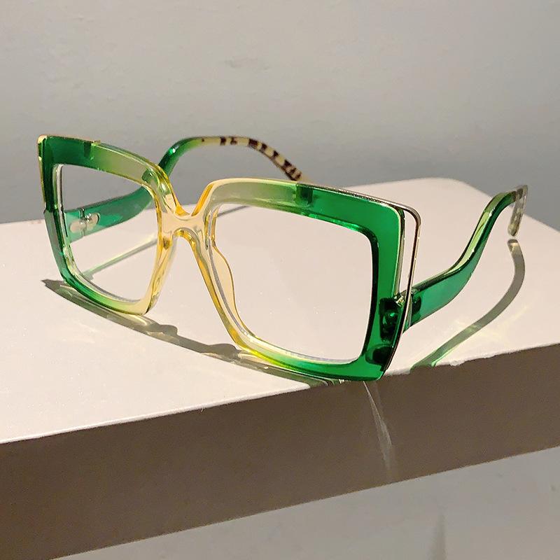Винтажные Оверсайз Оптические Оправы для Очков с Защитой от Синего Света Женские Мужские Дизайнерские Тренд Оправы для Очков от Миопии