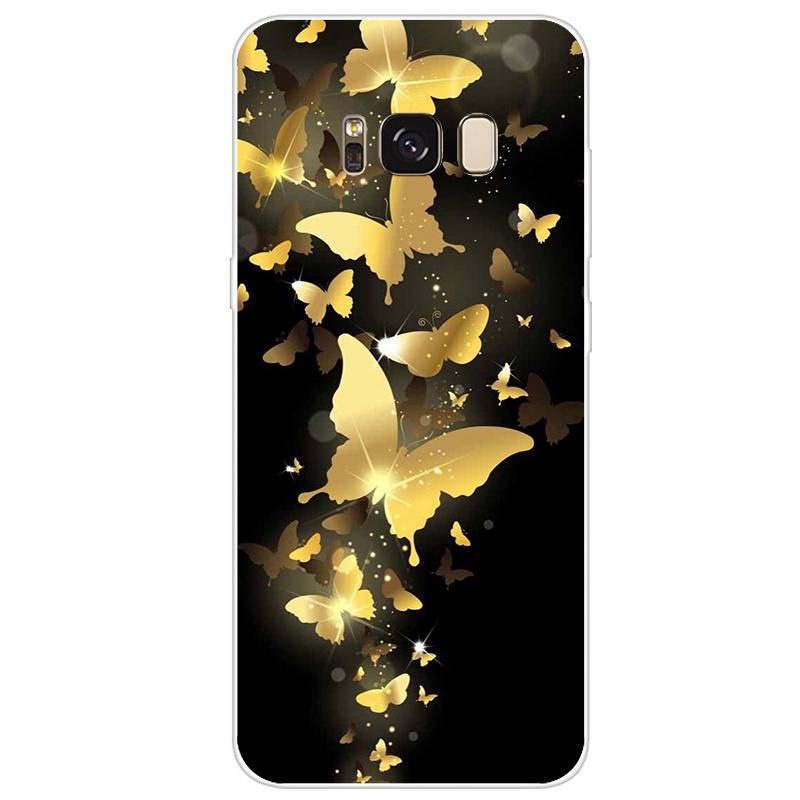 Чехол для Samsung Galaxy S8 Plus, силиконовый чехол, милый мягкий чехол из ТПУ для Samsung Galaxy S8 S 8 Plus, чехол-бампер для телефона S8Plus Coque