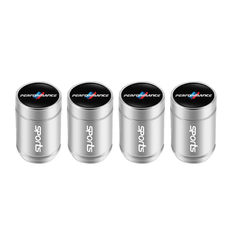4Pcs Car Wheel Tire Valve Stems Caps Aluminum Tyre Rim Stem Covers For BMW Performance E87 F10 E90 E70 F30 F40 M F20 E60 E39 E46