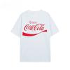 Модный Повседневный Красный Футболка с Логотипом Буквой Coke Роскошный Бренд Мужская и Женская Верх