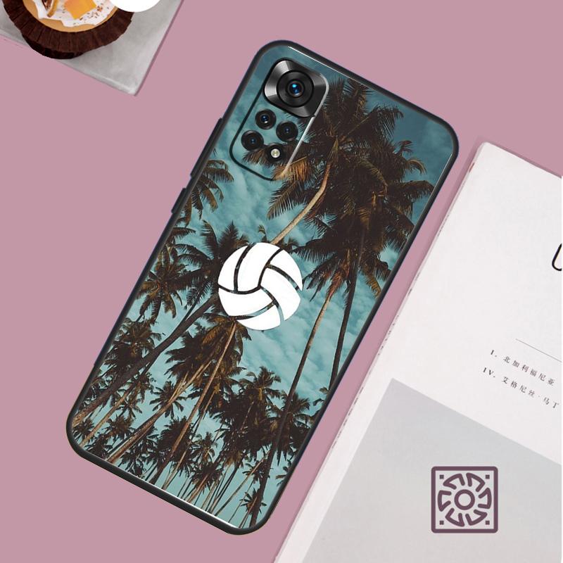 Volleyball Sport Phone Case For Redmi Note 13 Pro 12 11 10 9 8 Pro 9S 10S 11S 12S 10A 9C 10C 12C 13C Cover