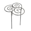 Metal Plant Support Ring Garden Peony Cage Stand Decorative Grow Through Plant Ring