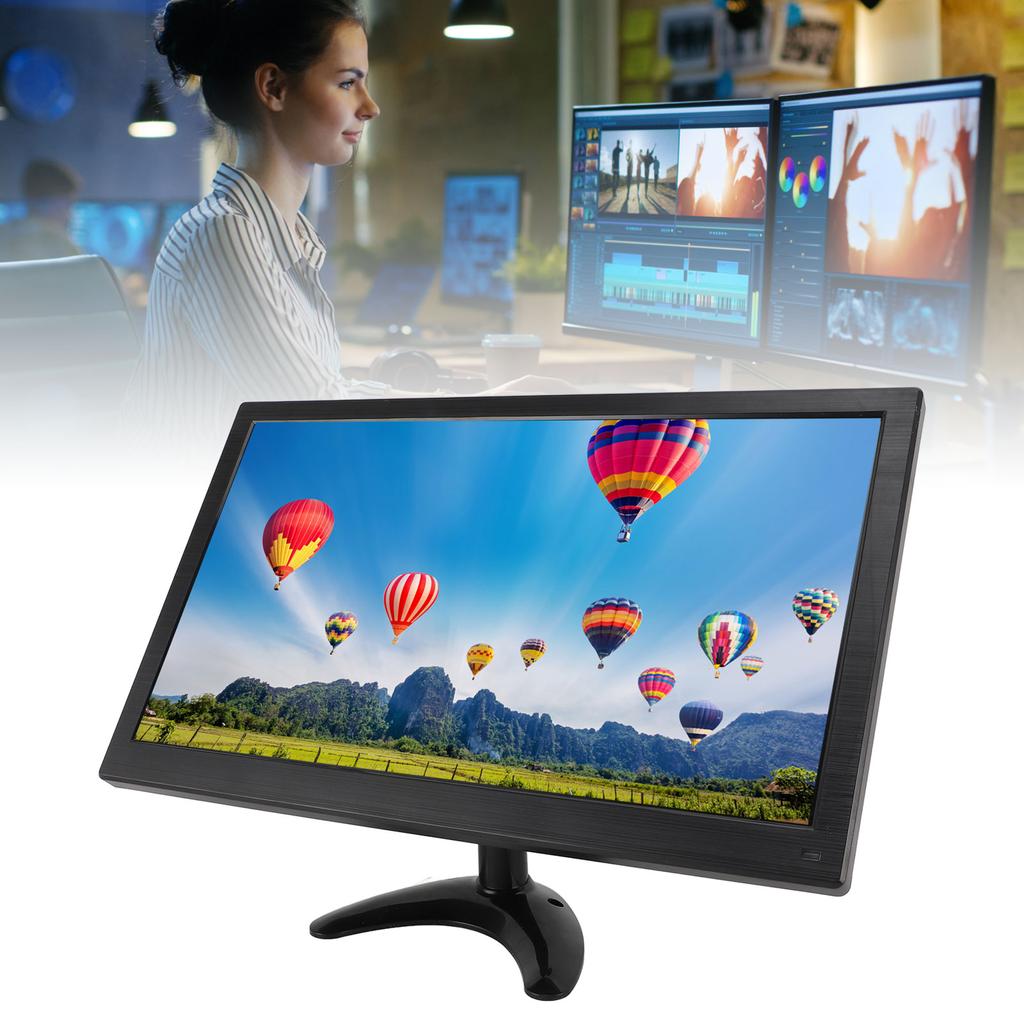 15.6 Inch External Screen with Speaker 1920x1080 BNC AV VGA HD Multimedia Interface USB External Dis