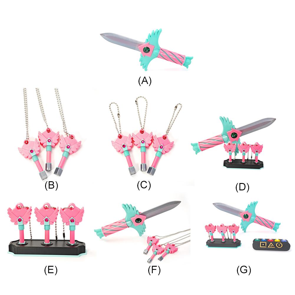 Сезон 3 Корейская традиционная игра Кальмар Ожерелье 3D Печать Косплей Ожерелье Брелок-кальмар для фанатов ТВ Семейных вечеринок Подарков