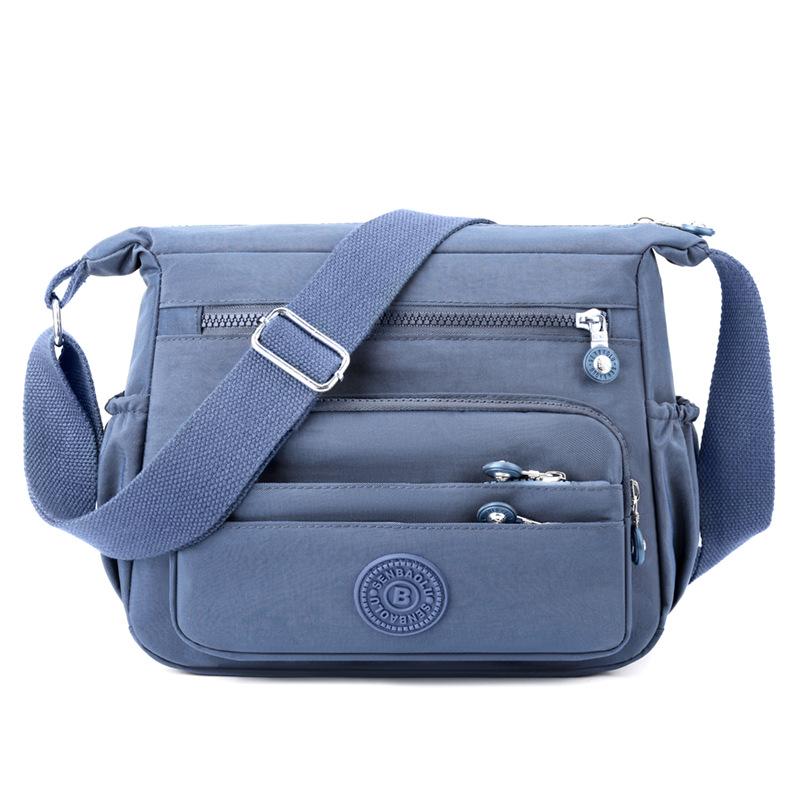 Нейлоновая ткань, кроссбоди, водонепроницаемая, повседневная холщовая сумка