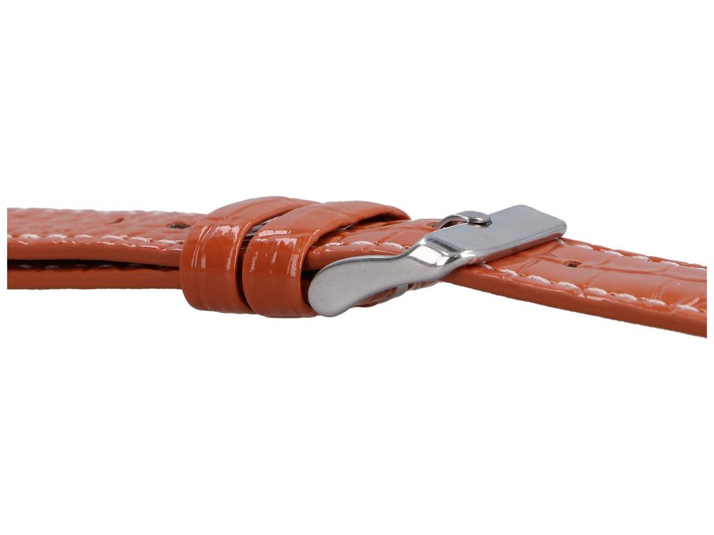 New GlacierX Glossy Leather Caramel Brown Strap for Apple Watch 38/40/41mm Caramel
