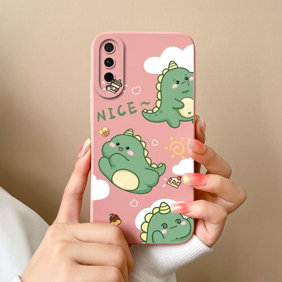 Чехол для телефона Huawei P Smart 2021 Y5P Y6P Y7P Y9S Y7A Y9A Симпатичный модный противоударный матовый жидкий мягкий силиконовый чехол для телефона с защитой от падения для бампера Huawei