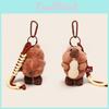 Cute Eating Cartoon Groundhog Plush Toy Pendant Keychain For Gift