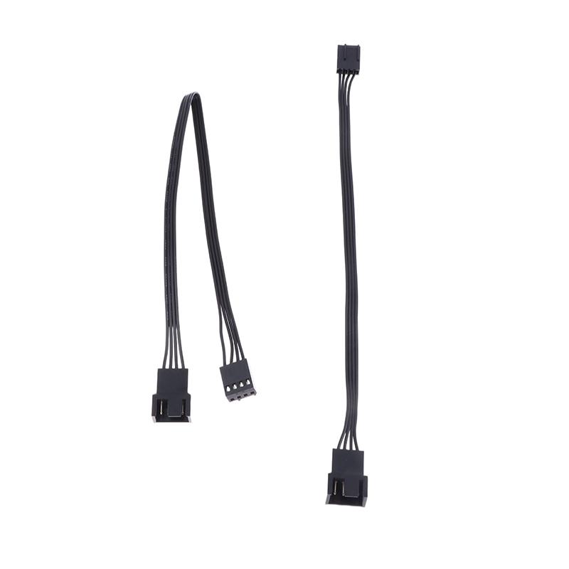 5 шт. 4-контактный ШИМ-адаптер для подключения вентилятора процессора, удлинитель для вентилятора компьютера, сменный кабель питания, аксессуары 24Awg