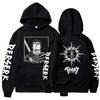 Berserker Guts Men's Hoodie, Printed Long-Sleeve Street Style, Japanese Manga Style, Fleece Loose and Soft Clothing
