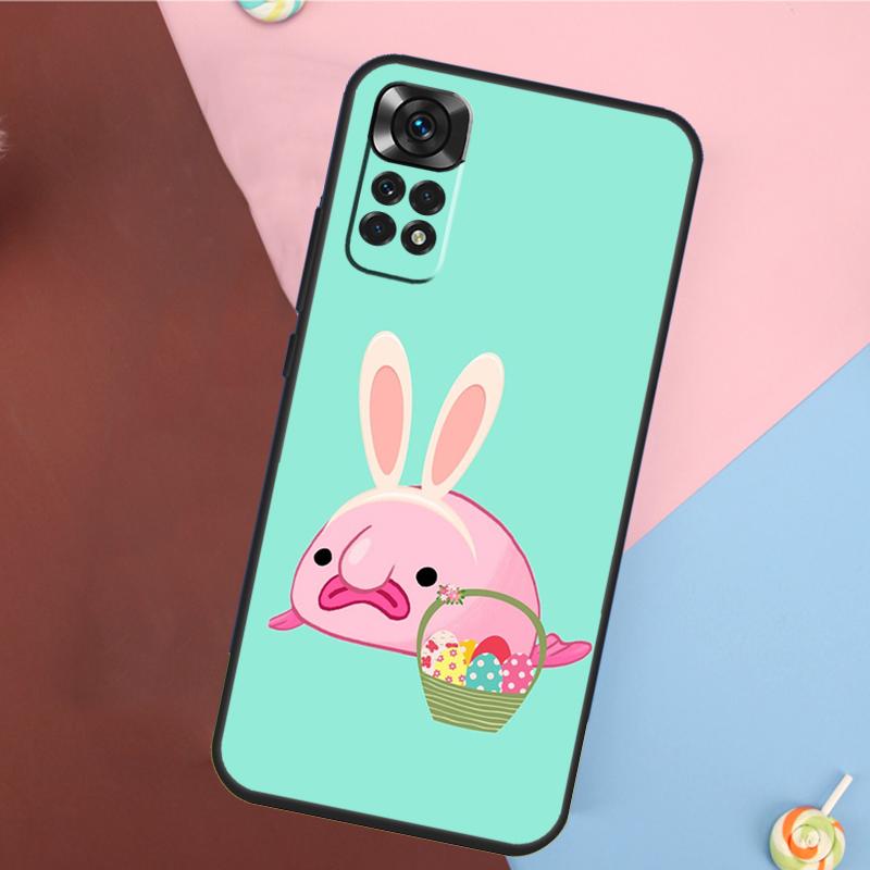 Милый чехол-рыба-капля для Xiaomi Redmi Note 13 Pro 14 12 11 9 10 9S 10S 11S 12S Redmi 10C 12C 13C 14C
