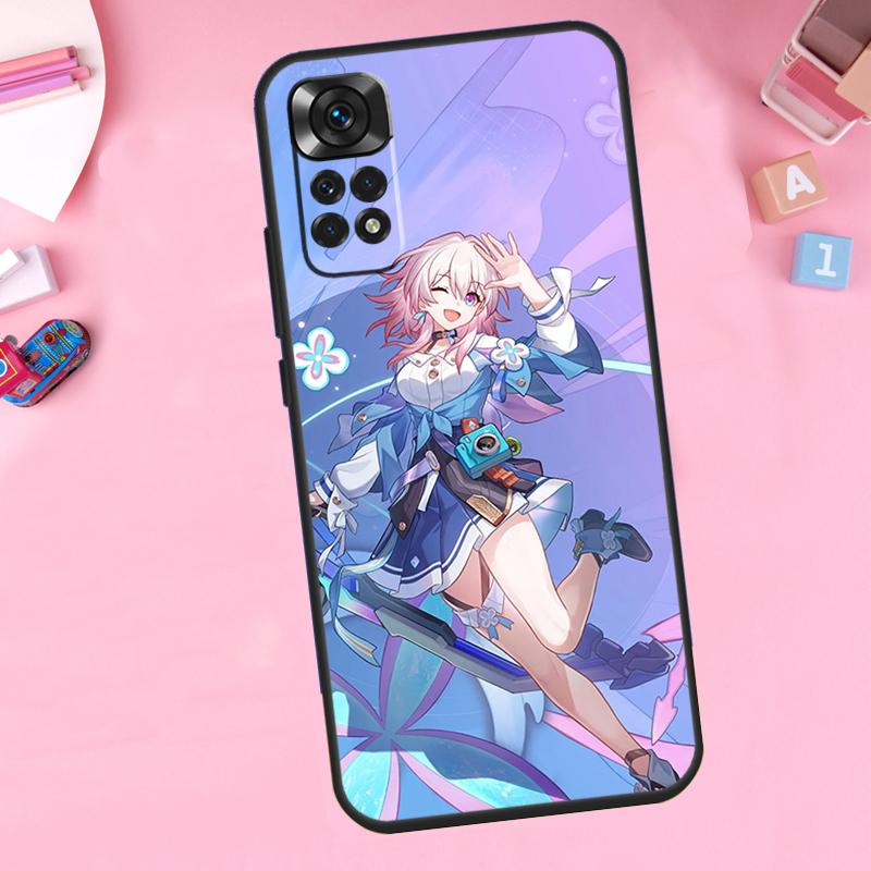 7 марта Чехол для телефона Honkai Star Rail Для Xiaomi Redmi Note 11 10 9 8 12 Pro Turbo 9S 10S 11S 12S 9A 9C 10C 12C