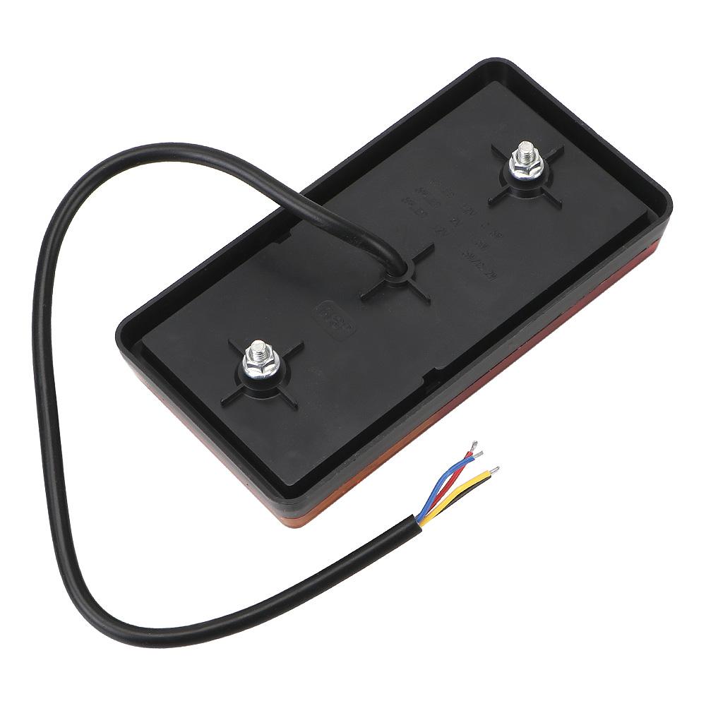 Светодиодный задний фонарь для автомобиля, грузовика, 1 пара, задний стоп-сигнал, задний фонарь для прицепа, каравана