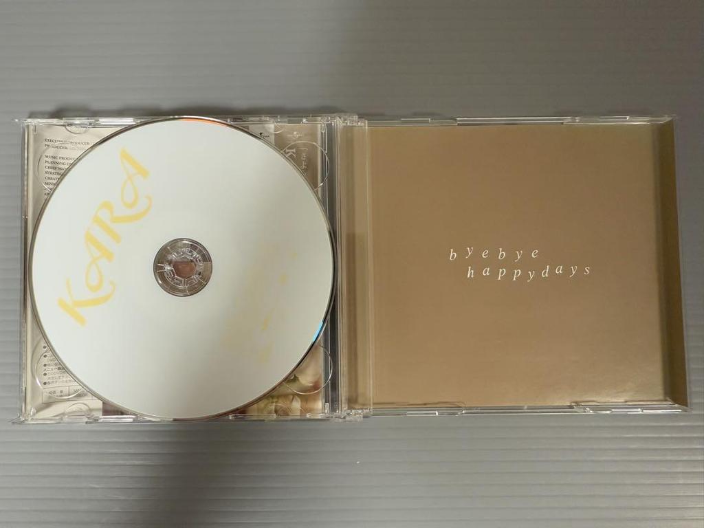 [USED] KARA Bye Bye Happy Days Seungyeon Autographed CD