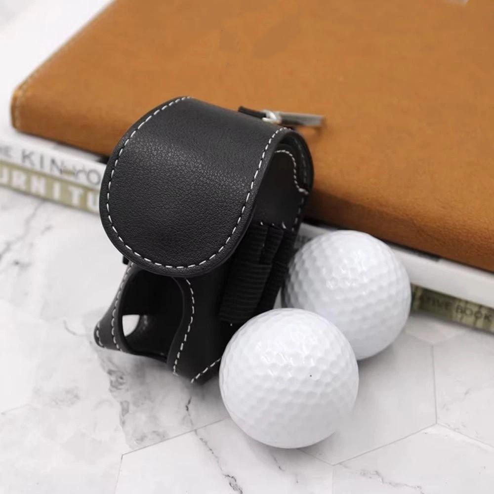 Waist-Hanging Golf Waist Holder Bag Portable Mini Golf Ball Bag Golf Tee Set Bag  Golf Accessories