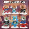 Figures Tom and Jerry Tom & Jerry Set of Toys Children's 7.5-9.5 Cm
