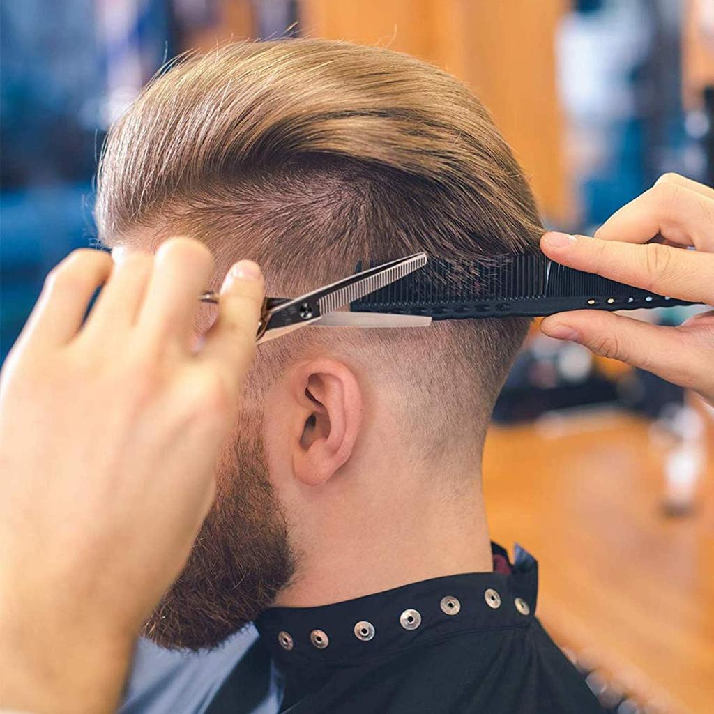 Sangelar 6-дюймовые ножницы для волос с двойным хвостом для левой и правой руки, профессиональные парикмахерские ножницы, режущие филировочные ножницы, парикмахерские инструменты