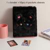 Kawaii Пушистый Кот Медведь A5 Папка для Фотокарт Собрать Оболочку Книги Держатель Для Фотокарточек Фотокарточка Альбом Канцелярские Принадлежности