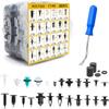 AOLYGEI C140 Rivets Automotive Fender Bumper Clip, Push Rivets, 821 Pieces, 24 Types, Universal