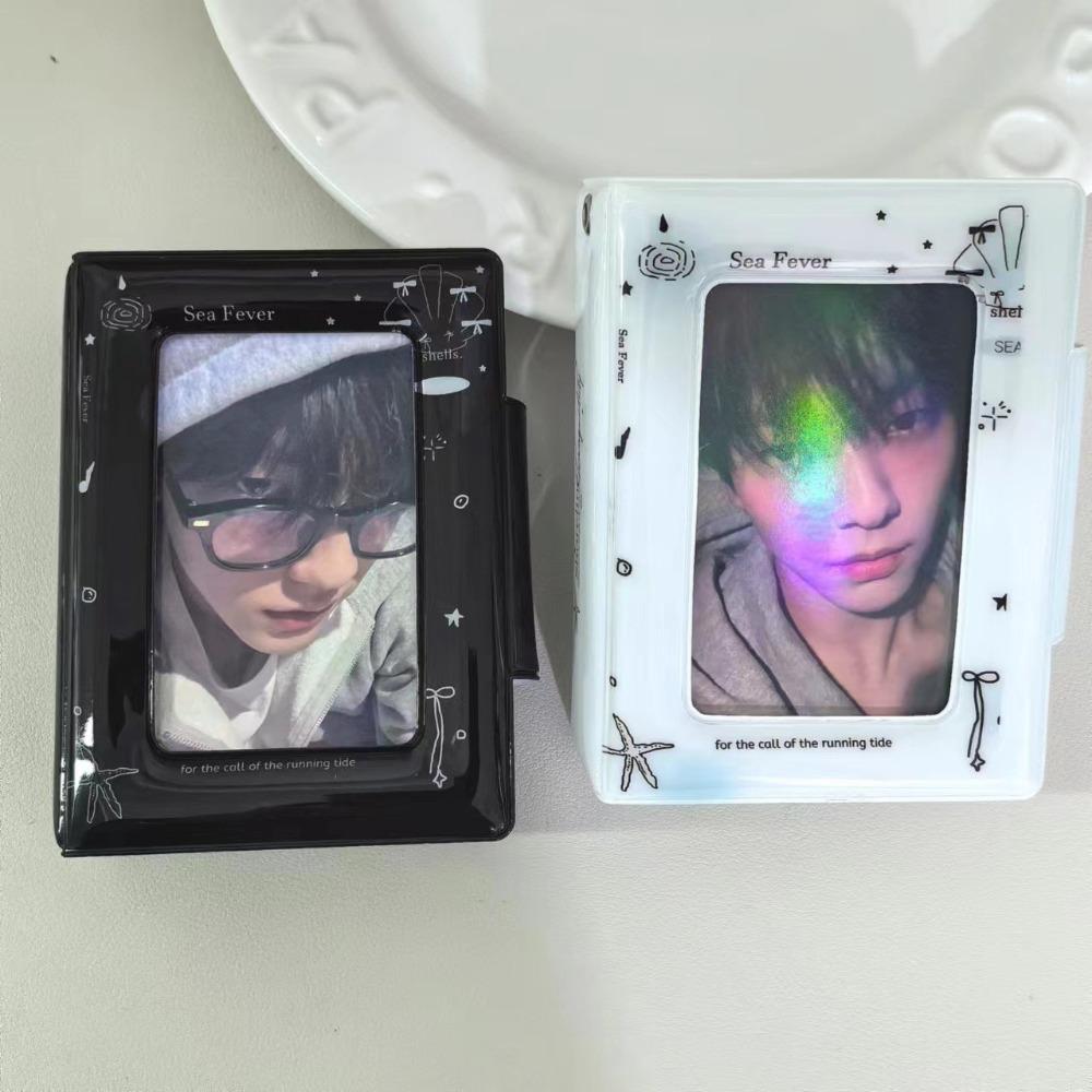 3 Inch Mini Love Card Album Shining Shell Series Idol Card Collect Book Collectible Card Album