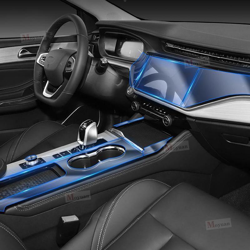 Для Chery Omoda S5 - Автомобильный интерьер Центральная консоль Невидимый чехол для автомобиля Защитная пленка из ТПУ Защита от царапин Автоаксессуары