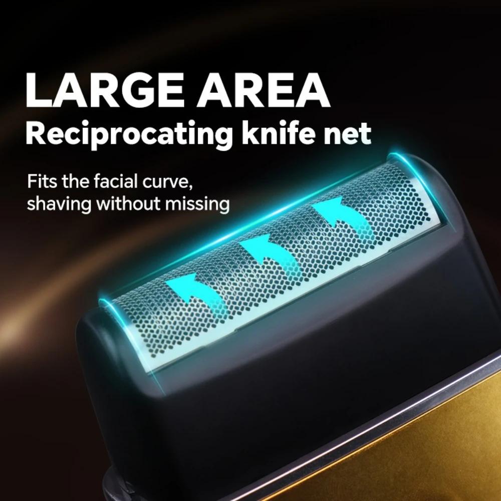 Мини Профессиональная 3-скоростная Мужская Бритва для Удаления Волос Перезаряжаемая Машинка для Стрижки Съемная Моющаяся Мужской Триммер Мужская Бритва для Бороды