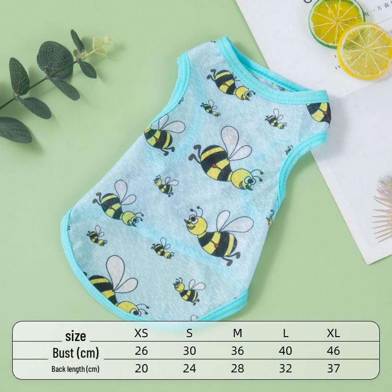 Летний жилет для питомцев: Легкая солнцезащитная рубашка для маленьких собак и кошек, идеально подходит для весны и лета.