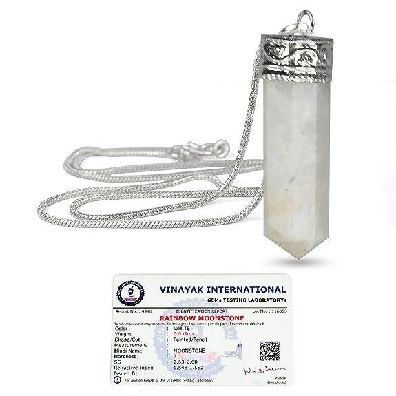 Подвеска-карандаш из кристалла Рейки с натуральным сертифицированным кристаллом качества AAA с сертификатом и металлической цепочкой для исцеления и кристаллическими лечебными драгоценными камнями