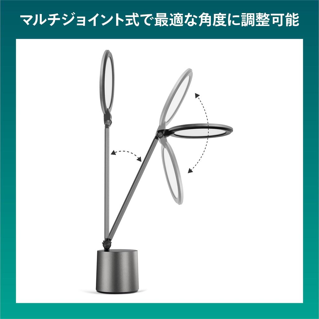 Philips DSK603 Настольный светодиодный кольцевой светильник Space Stand Web Actress Photography Remote Настольный настольный светильник Blue Light Touch с функцией автоматического затемнения.