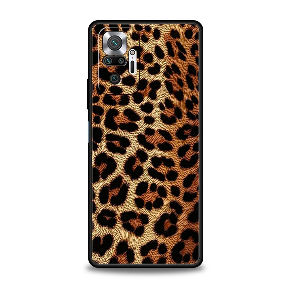 Модный Чехол для Телефона с Принтом Тигра и Леопарда Для Xiaomi Redmi Note 14 13 12 Pro Plus 5G 9S 9 10 11 4G 14C 13C 12C 10C 9C 9A Мягкая Крышка