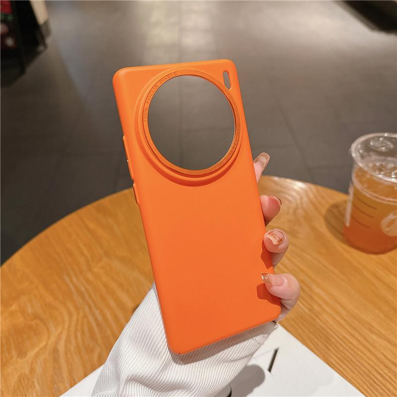 Для vivo X100 X100s Pro Прочная металлическая рамка для объектива с большим отверстием на ощупь, защитный чехол для ПК, задняя крышка в виде ракушки